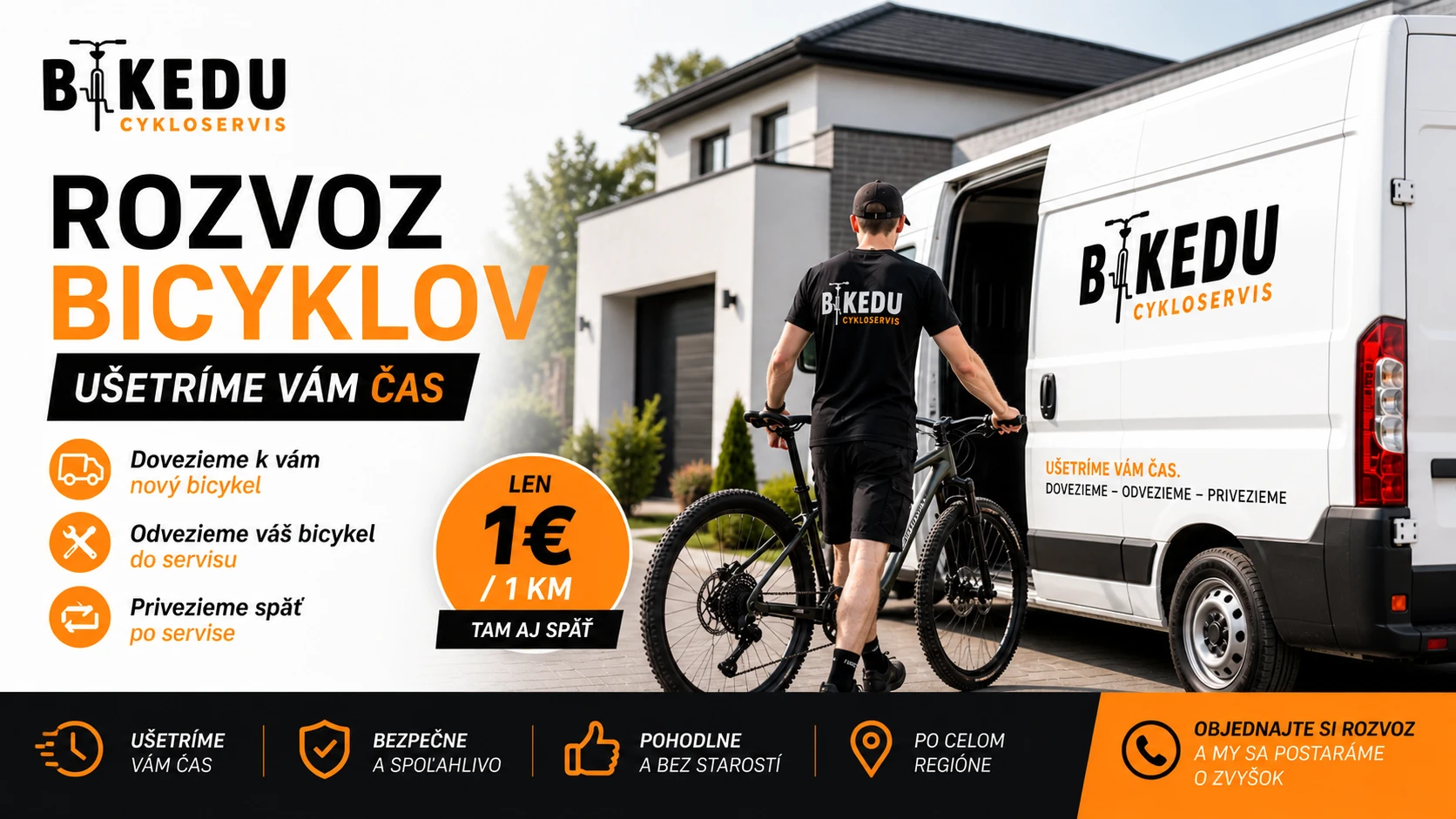 Bikedu rozvoz bicyklov a elektrobicyklov