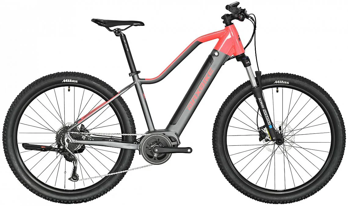 Elektrobicykel Maxbike Skadi 27,5 šedé M