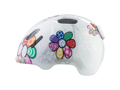 ALPINA XIMO 2 FLASH XS 45–49 cm – detská cyklistická prilba White Flower Gloss
