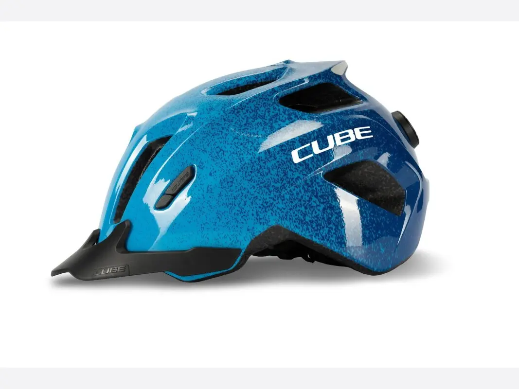 CUBE FINK S 49–55 cm – detská cyklistická prilba Darkblue