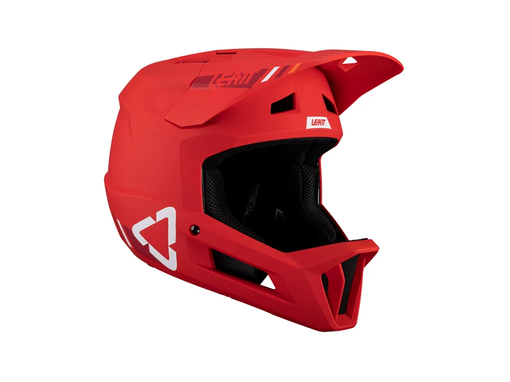 LEATT MTB Gravity 1.0 Red – integrálna MTB prilba červená, S (55–56 cm)