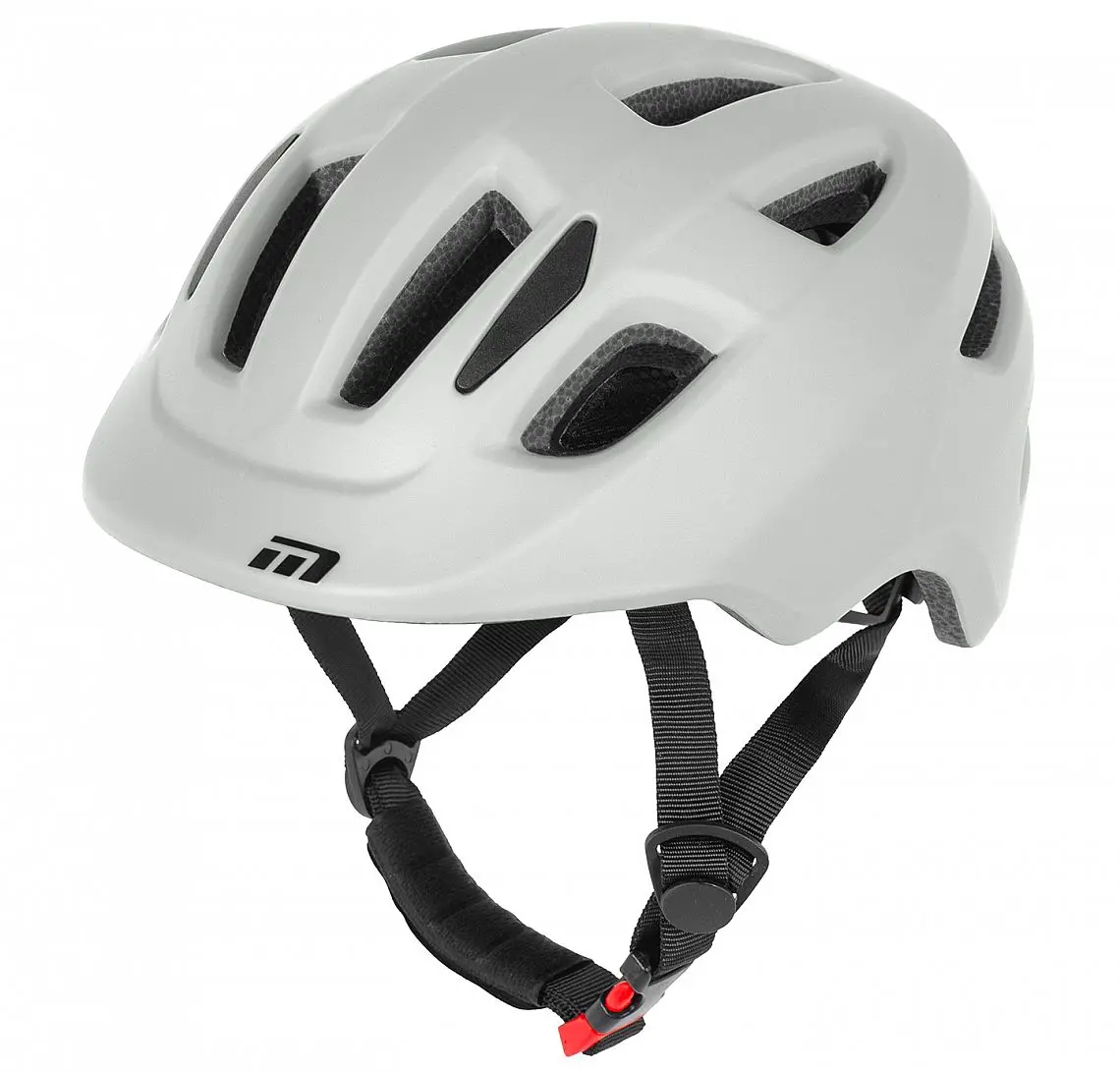 MAXBIKE MELVI S 52–56 cm – detská cyklistická prilba strieborná