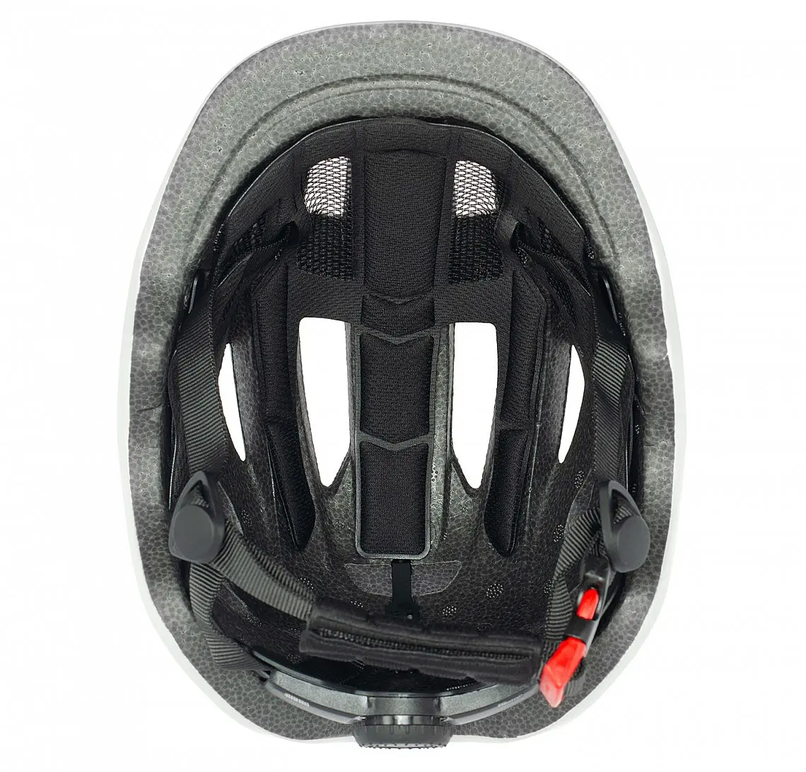 MAXBIKE MELVI S 52–56 cm – detská cyklistická prilba strieborná