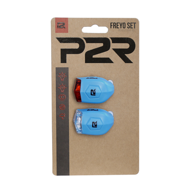 Sada bezpečnostného osvetlenia P2R FREYO light blue