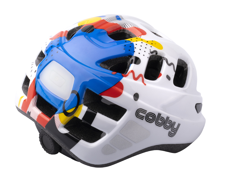 Prilba Extend COBBY multi-white-black XS/S (48-50 cm) shine