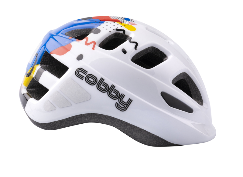 Prilba Extend COBBY multi-white-black XS/S (48-50 cm) shine