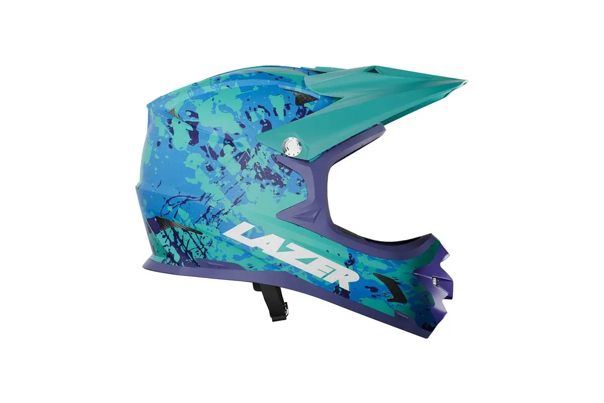LAZER Phoenix+ – integrálna MTB prilba zelená/modrá, S (54–56 cm)