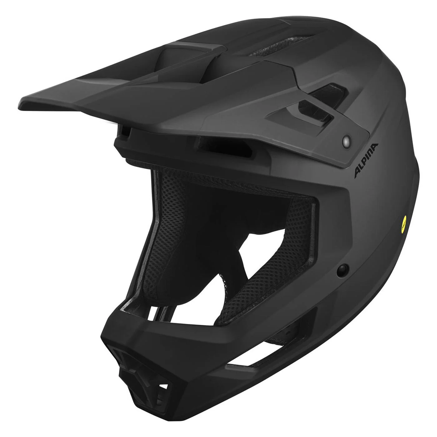 ALPINA Pikes MIPS – integrálna MTB prilba čierna matná, M (52–55 cm)