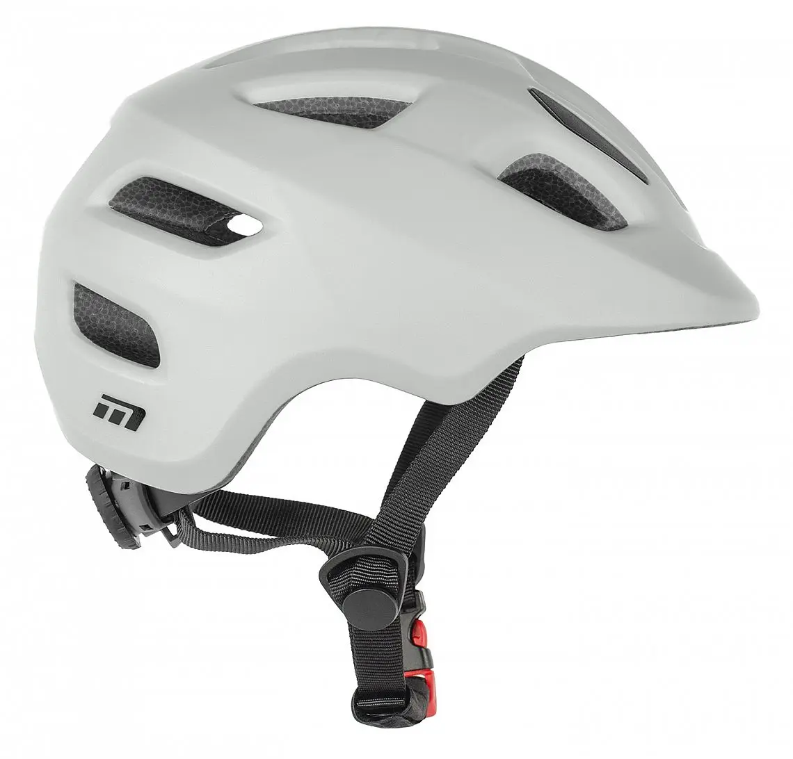 MAXBIKE MELVI S 52–56 cm – detská cyklistická prilba strieborná