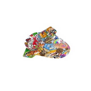 Predný blatník RIESEL CrissCross, Stickerbomb Eyecatcher
