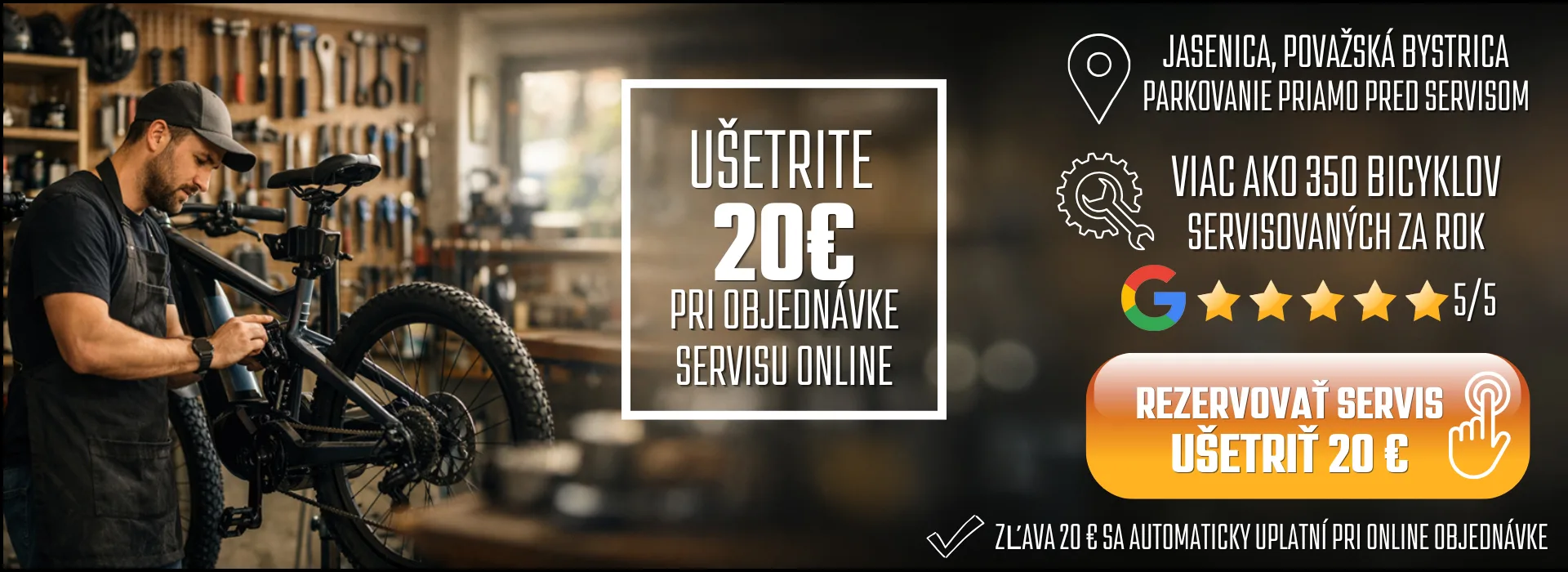 oprava bicykla, servis e-bikov, garančná prehliadka bicyklov